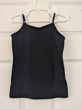 Cat & Jack Black Slim Spaghetti-Strap Tank Girls Size 4T